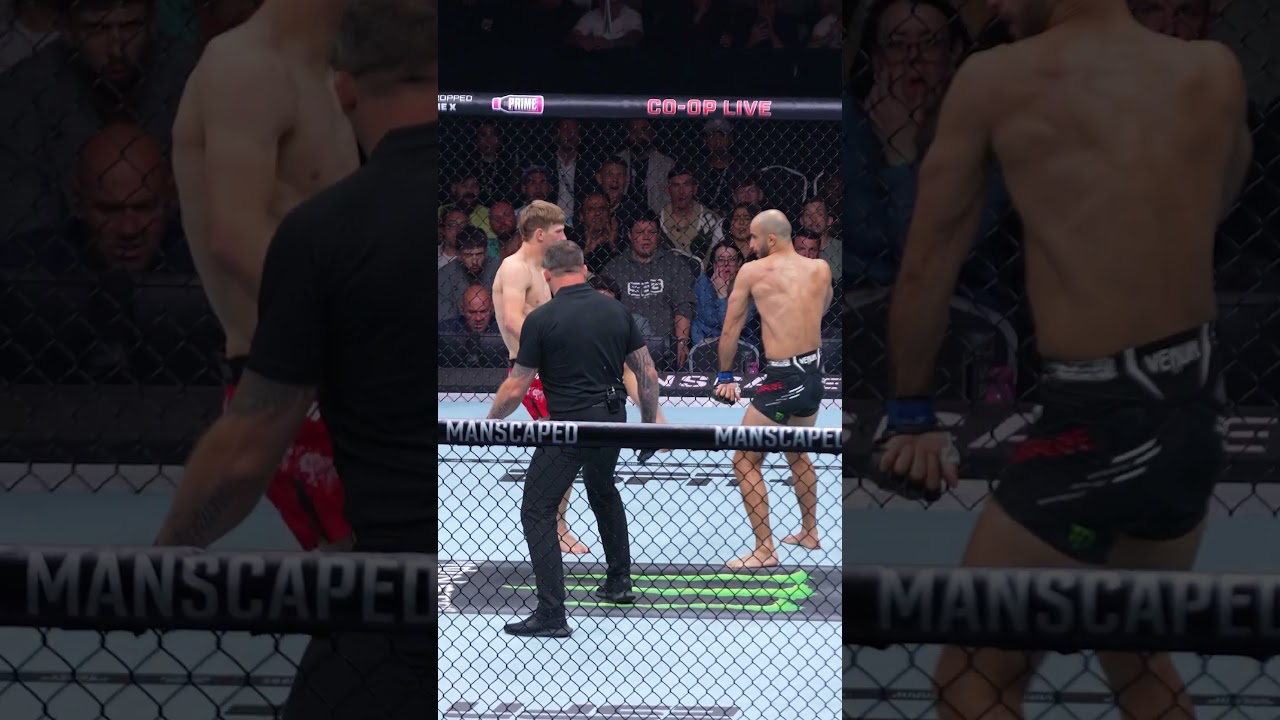 Giga Chikadze lands a nasty knee on Arnold Allen! 