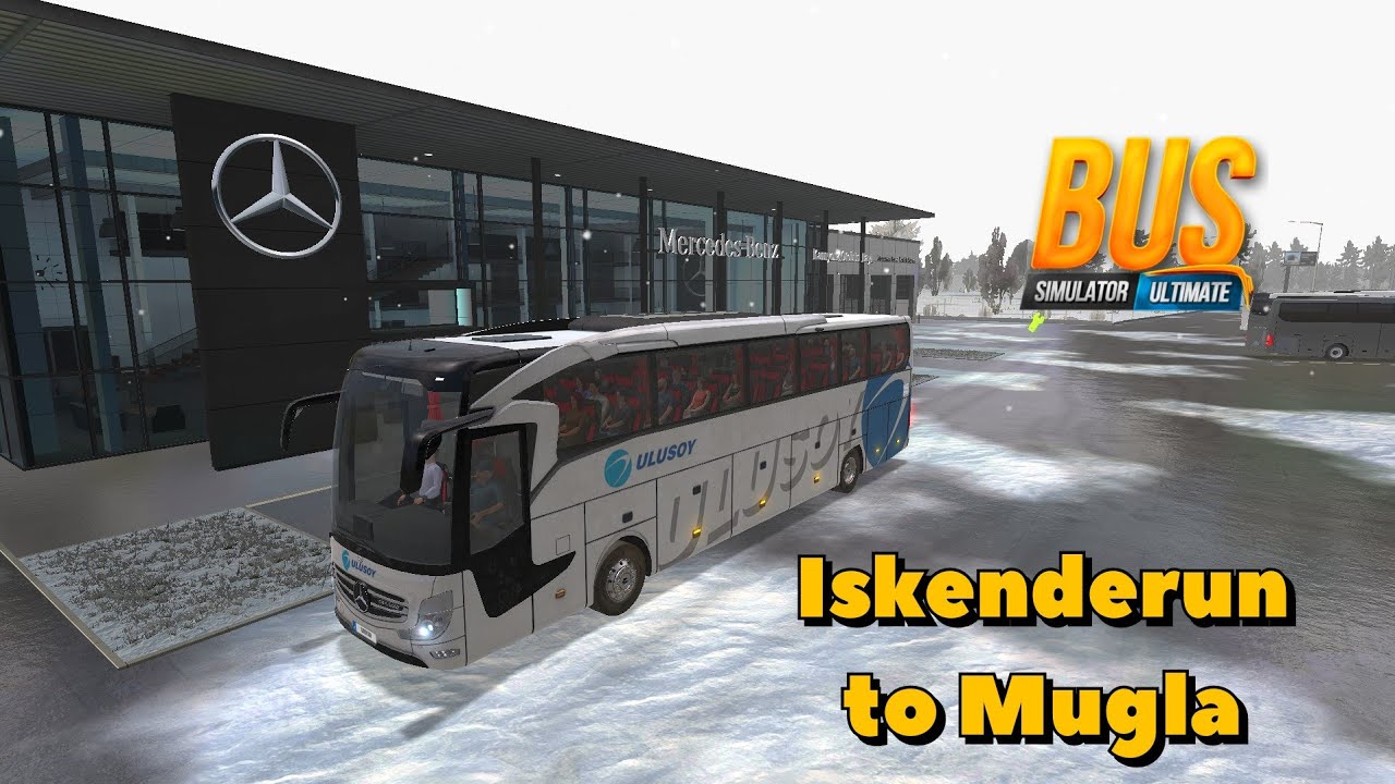Bus Simulator Ultimate - Iskenderun to Mugla | Gameplay | Snow Weather