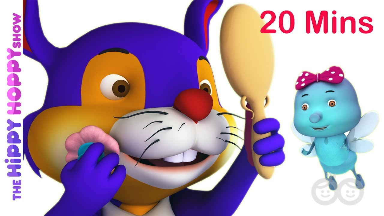 Little Peter Rabbit | Non stop | Baby Songs | Hippy Hoppy Show - YouTube