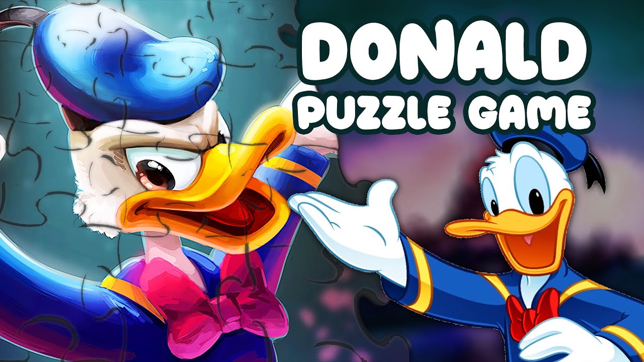 Donald Duck in Puzzle Jigsaw Game