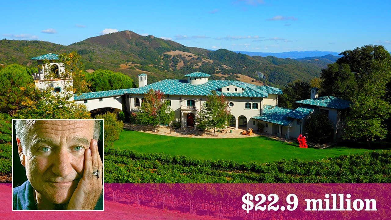 Внутри потрясающего дома Робина Уильямса в Напе