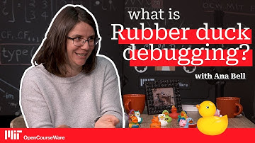 What is "rubber duck debugging?"