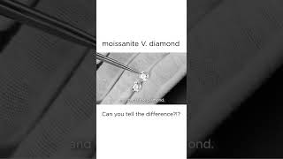 Moissanite vs Diamond! Is the price difference worth it? #moissanite #diamond