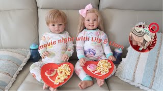 Movie Night With Lily & Liam🍿 + Shopping At Target | Sophia's Reborns