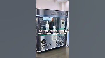 Coffee robot fully automatic operation #robot #robotcoffee #icecream #vendingmachine #machine