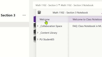 Accessing A Class Notebook in Teams