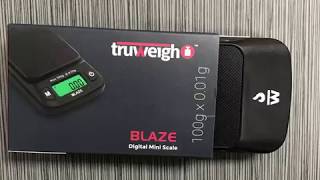 Truweigh Blaze 100G X 0.01G - Black - Weighing an Item Short Video