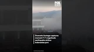 Onlookers capture the moment 7 7 eart uake strikes Indonesia