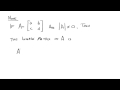 Matrix Inverses Quiz
