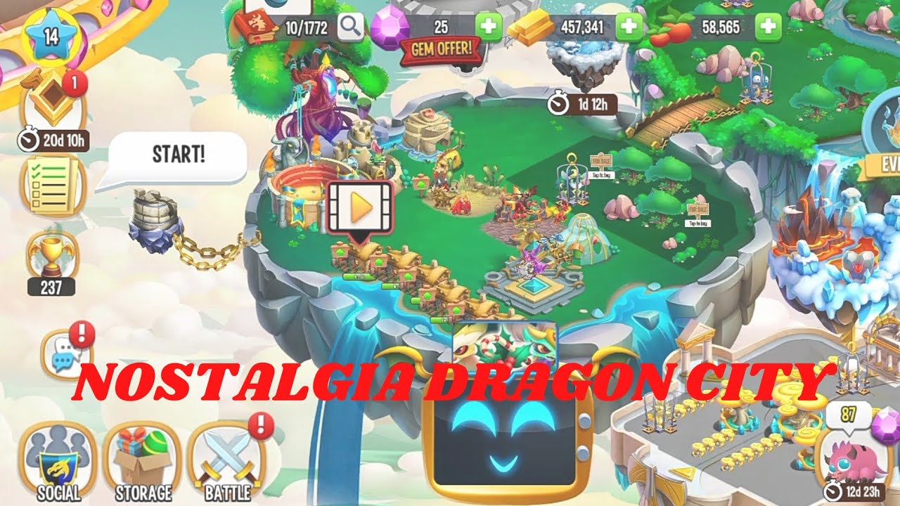 GAME NOSTALGIA FACEBOOK JAMAN SMP !! DRAGON CITY