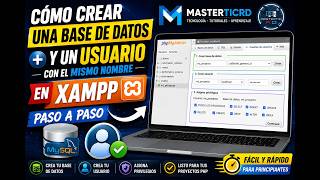 How to Create a Database and User with the Same Name in XAMPP | Step-by-Step How to Create a Database and User with the Same Name in XAMPP | Step-by-Step