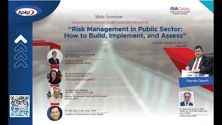Webinar "Risk Management in Public Sector: How to Build, Implement and Assess"