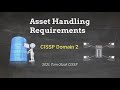 Asset Handling Requirements - CISSP