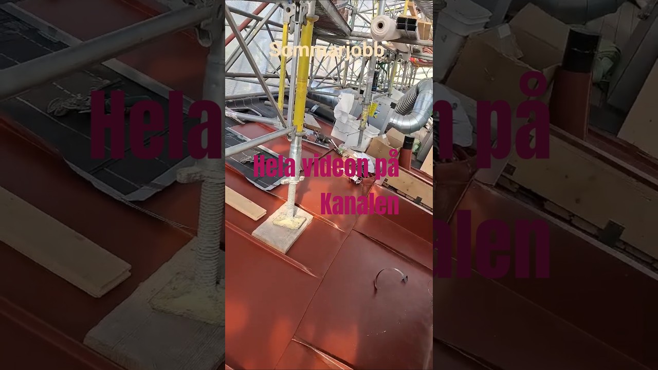 Sommar plåt jobb. Plåtslagare