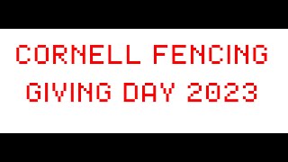 Cornell Fencing Giving Day 2023