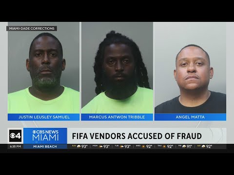 Vendors arrested for credit card fraud during World Cup match in Miami