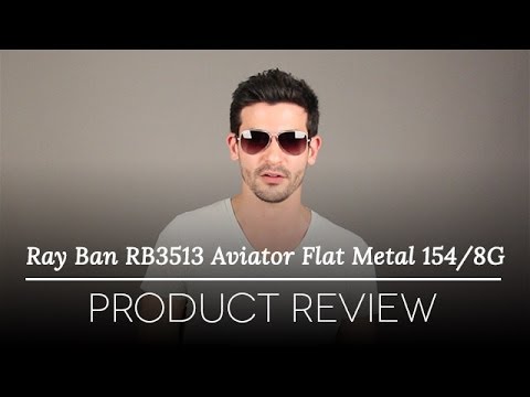 aviator flat metal ray ban