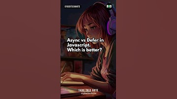 Javascript, Async vs Defer who is better #shorts #javascript #programming
