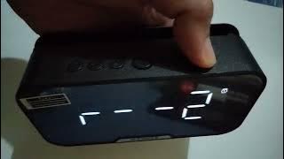 Cara Setting Jam & Alarm untuk Speaker Jam Digital (Tipe Tombol Power Ditengah)