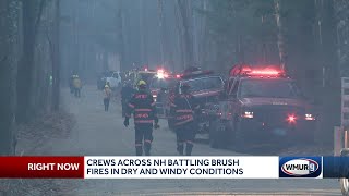 Fire crews urge caution as brush fires continue to spark across North East
