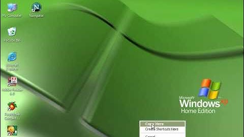 Windows XP Tutorial The Quick Launch Toolbar Microsoft Training Lesson 2.4