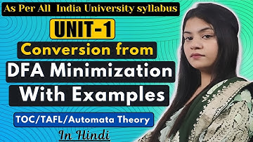 DFA MINIMISATION | UNIT 1 | Automata Theory| TAFL | TOC #learncswitharshi #TAFL #TOC