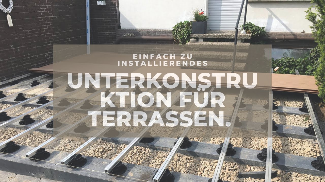 BERA Alu Sub-base - Terrassen Unterkonstruktion aus Aluminium - DE