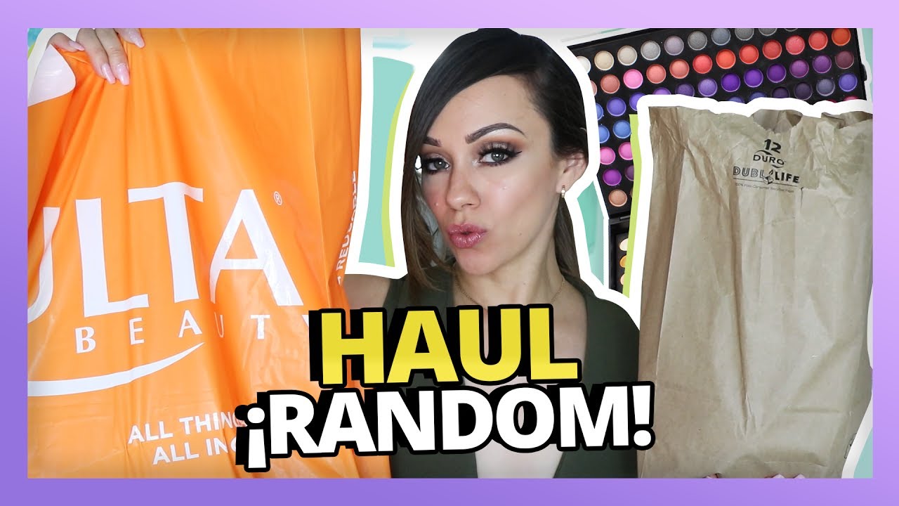 MAQUILLAJE, COSAS PARA EL CABELLO Y VASOS RIDICULOS?! | HAUL RANDOM!