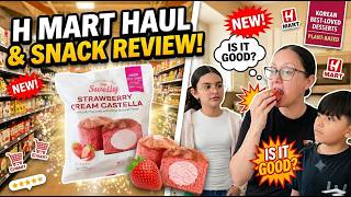 H Mart Shopping Trip & Haul | Trying New Foods with My Kids
