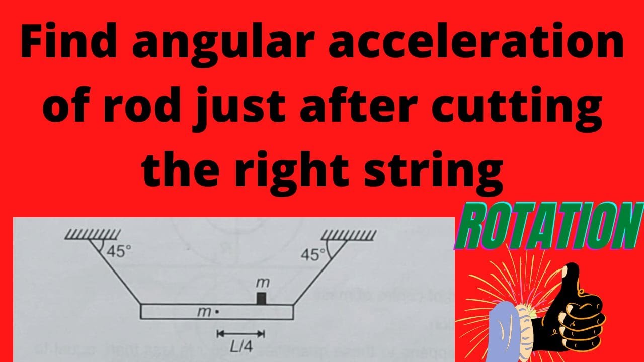 A ROD SUSPENDED BY TWO INCLINED THREADS YouTube