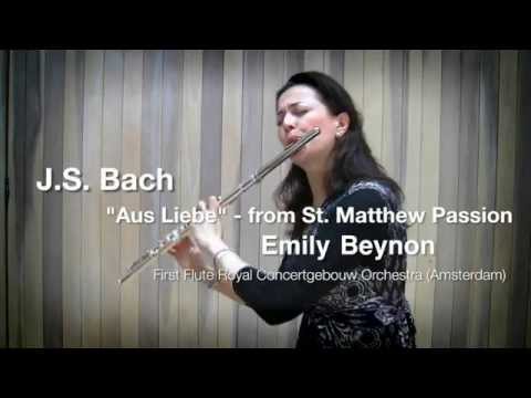 J.S. Bach - 'Aus Liebe' aria from St. Matthew Passion demonstrated by Emily Beynon