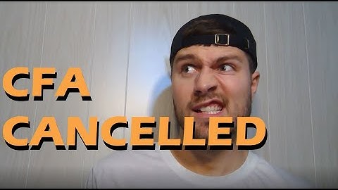 The CFA Exams are CANCELLED???