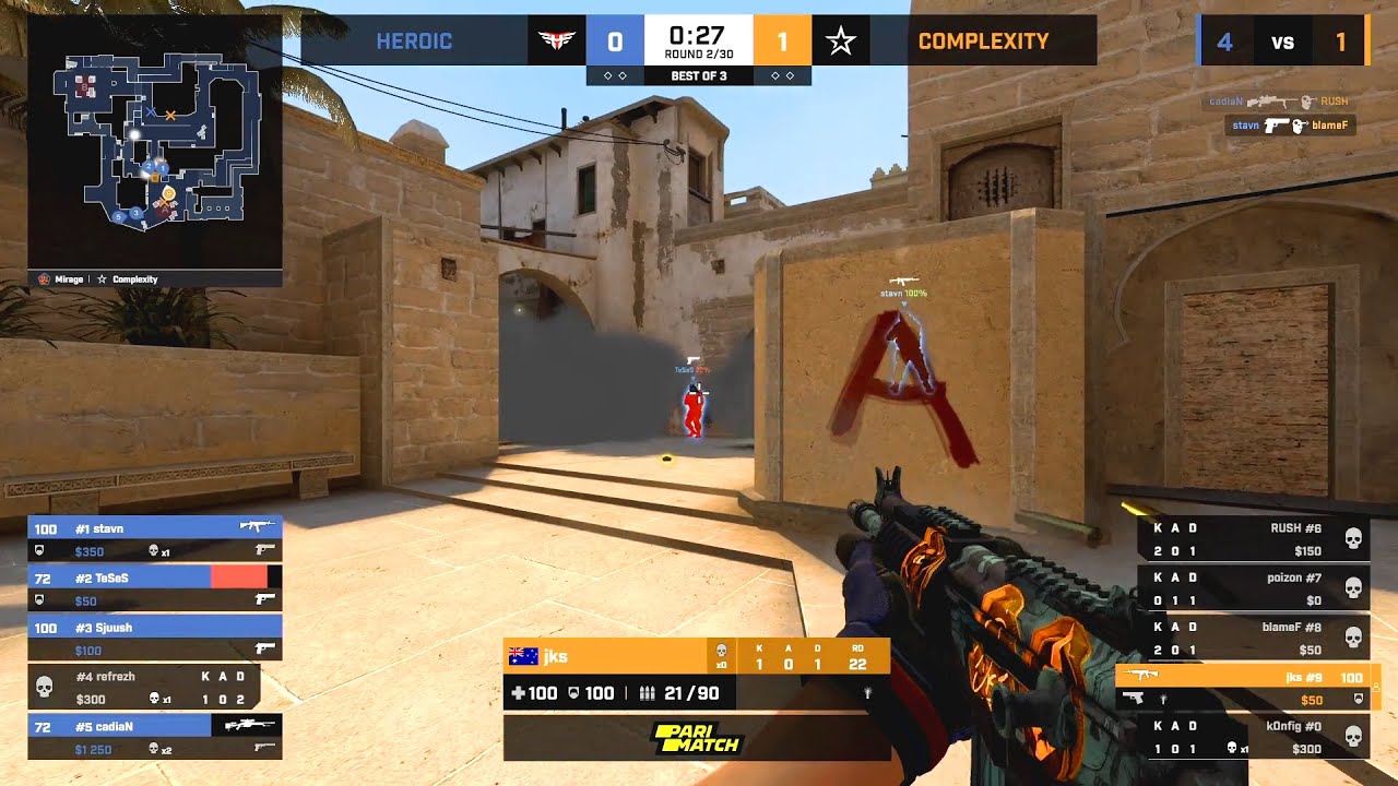 🔴  RU  Heroic vs Complexity  BO3 / Flashpoint 3 RMR