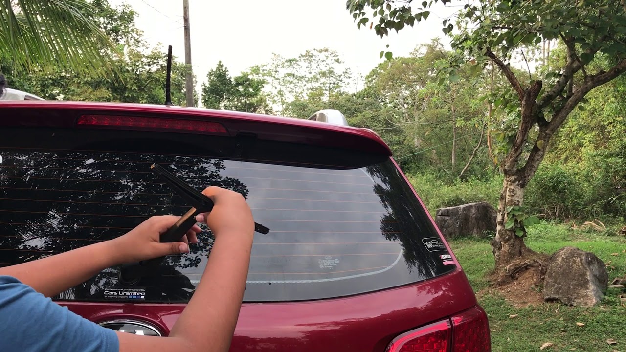 How to replace kia sorento rear wiper YouTube