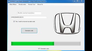 How to Retrieve your Honda Radio and Navi Code [FREE UNLOCK]