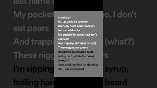 Key Glock - Ambition For Cash (lyrics spotify version)