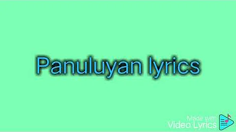 Panuluyan lyrics by Helen Gamboa and Ciara sotto