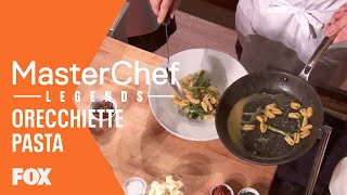 Nancy Silverton and Joe Bastianich Orecchiette Pasta Demonstration | MASTERCHEF