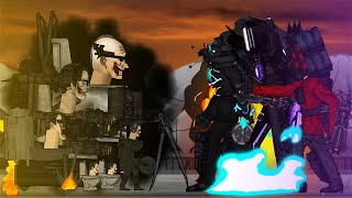 Skibidi toilet 70 part 3 vs Titan cameraman, Titan TV Man, Titan speaker Titan Clockman - animations