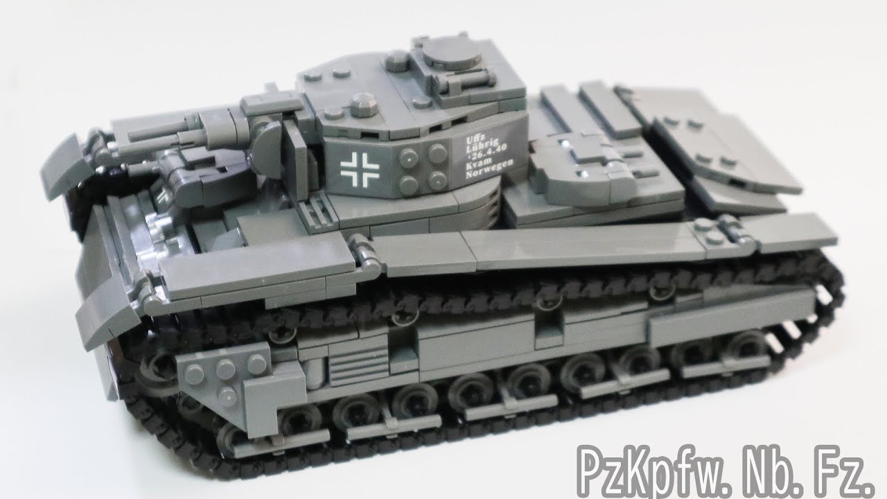 レゴ互換【NbFz多砲塔戦車】PzKpfw.Nb.Fz. - YouTube