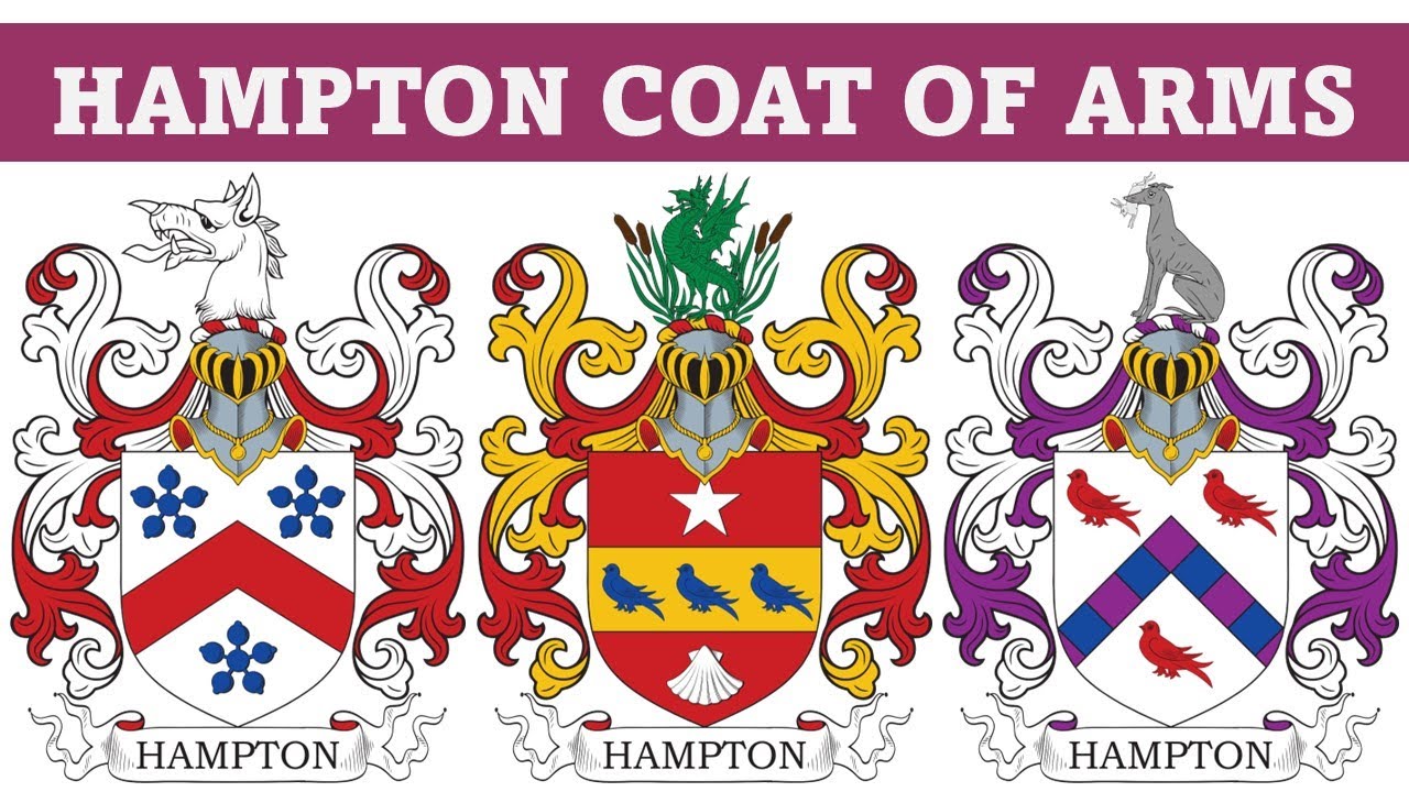 Hampton Coat Of Arms Family Crest Symbols Bearers History YouTube hampton-coat-of-arms-family-crest-symbols-bearers-history-youtube