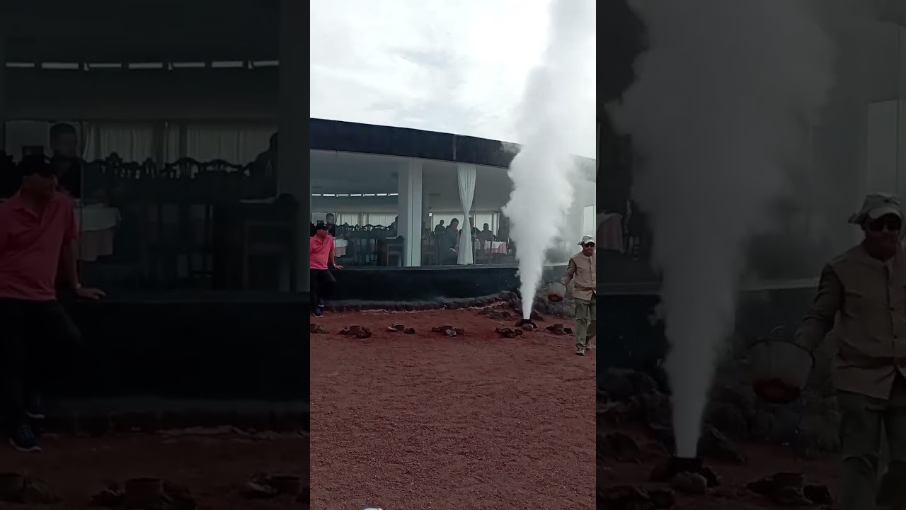 Water geyser Volcanic Experiment! 