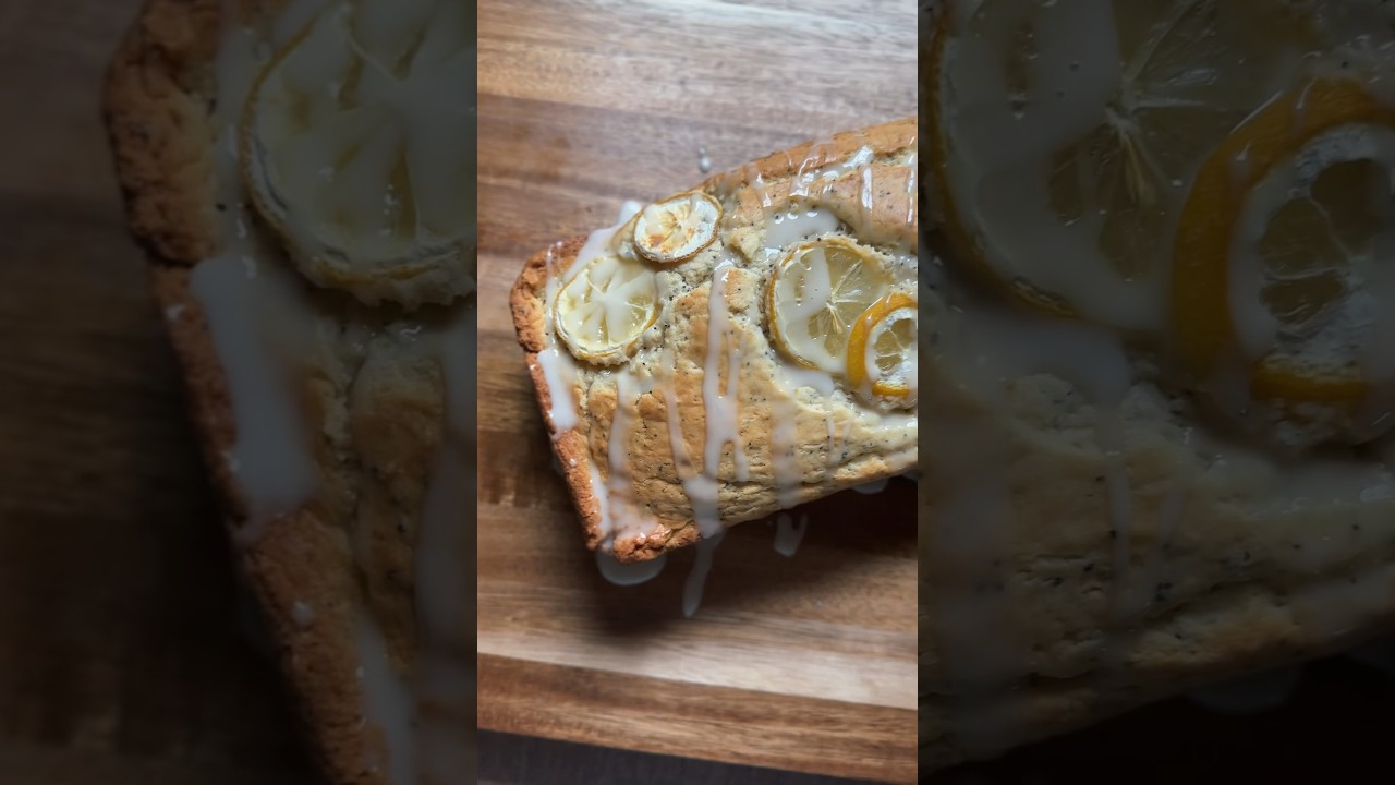 Lemon poppyseed bread 🥰 