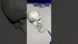 Skull Sculpt In Nomad Printed On Kobra2 Pro & M5S Pro By Anycubic