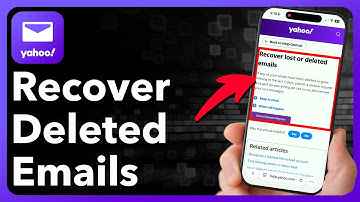 Hoe verwijderde Yahoo-e-mails te herstellen