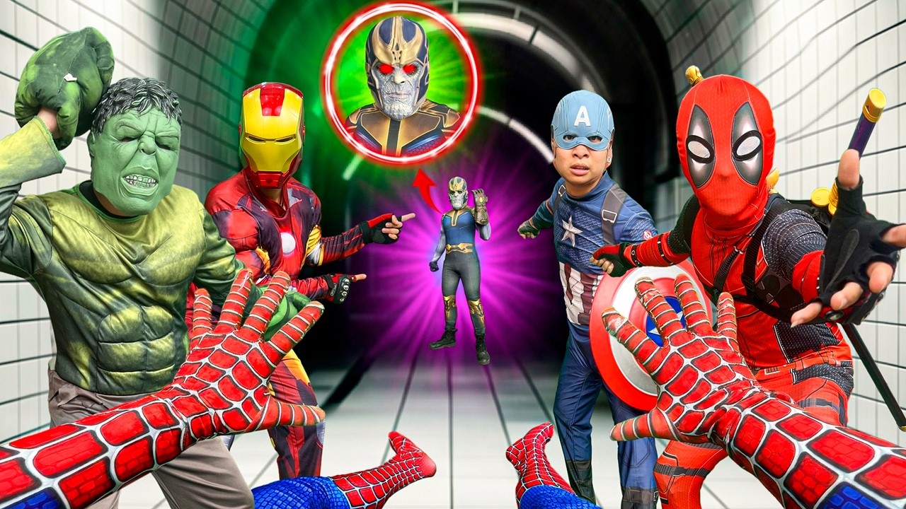 Siêu Nhân Nhện Và Deadpool Chạy Trốn Khỏi Nhà Giam Của Thanos || Tổng Hợp Video Hành Động