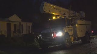 Crews work to clear aftermath of severe weather in the Triad