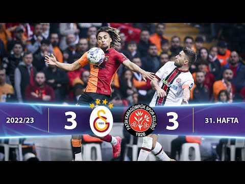 Galatasaray (3-3) V. F. Karagümrük - Highlights/Özet | Spor Toto Süper Lig - 2022/23