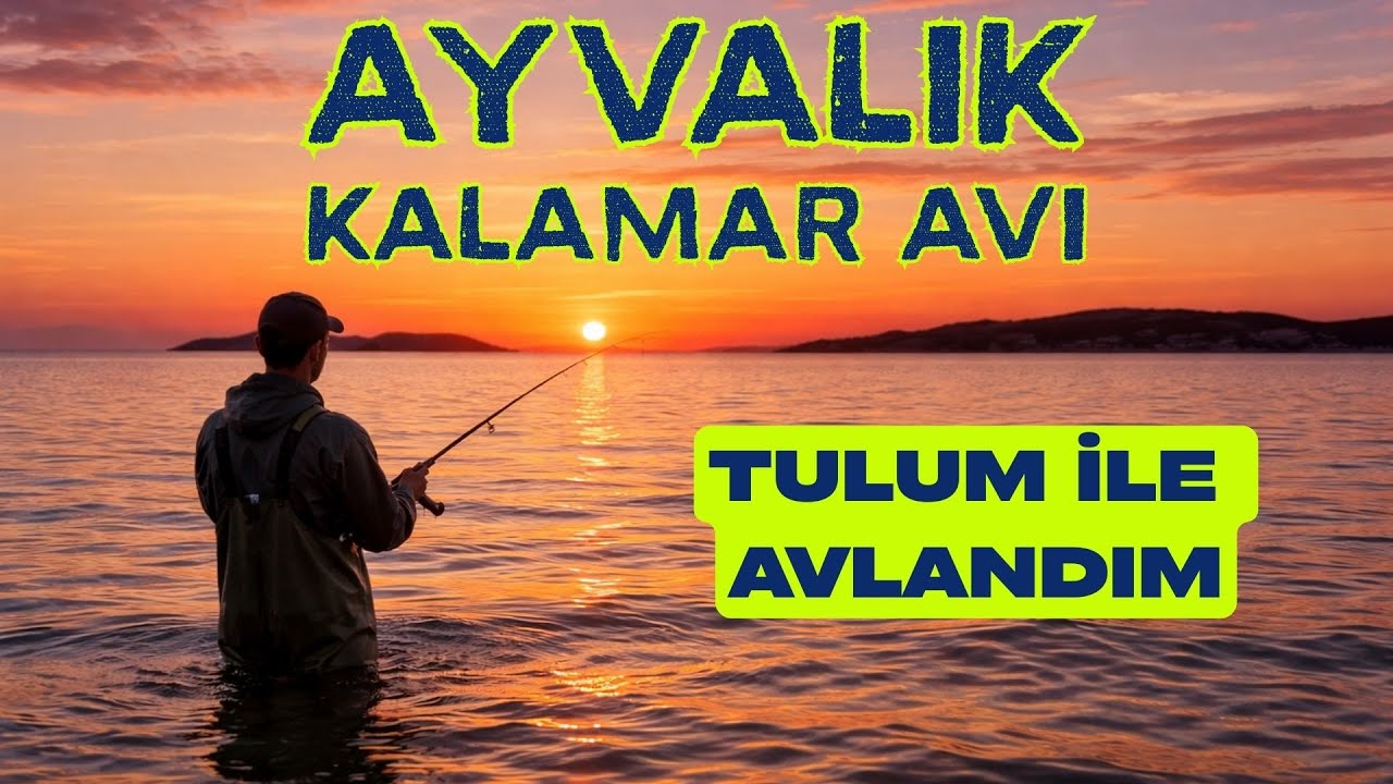 AYVALIK KALAMAR AVI TULUM İLE AVLANDIM.