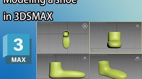 Beginner Modeling a shoe in 3DSMAX